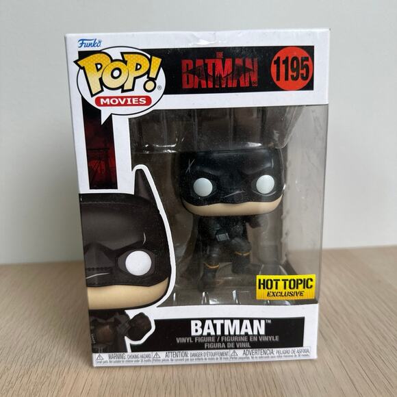 The Batman Funko Pop #1195 - Batman Hot Topic Exclusive - New In Box - Picture 1 of 1